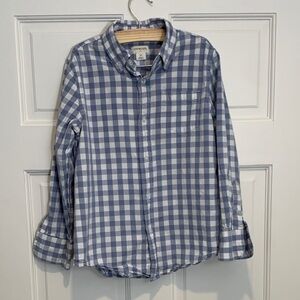 Crewcuts Blue/Grey and White Checkered Men's Shirt